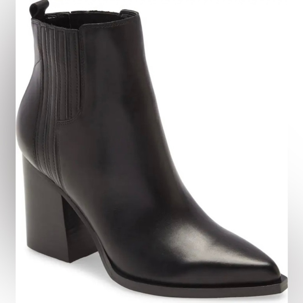 Marc Fisher LTD Oshay Pointed Toe Black Booties Size 8.5